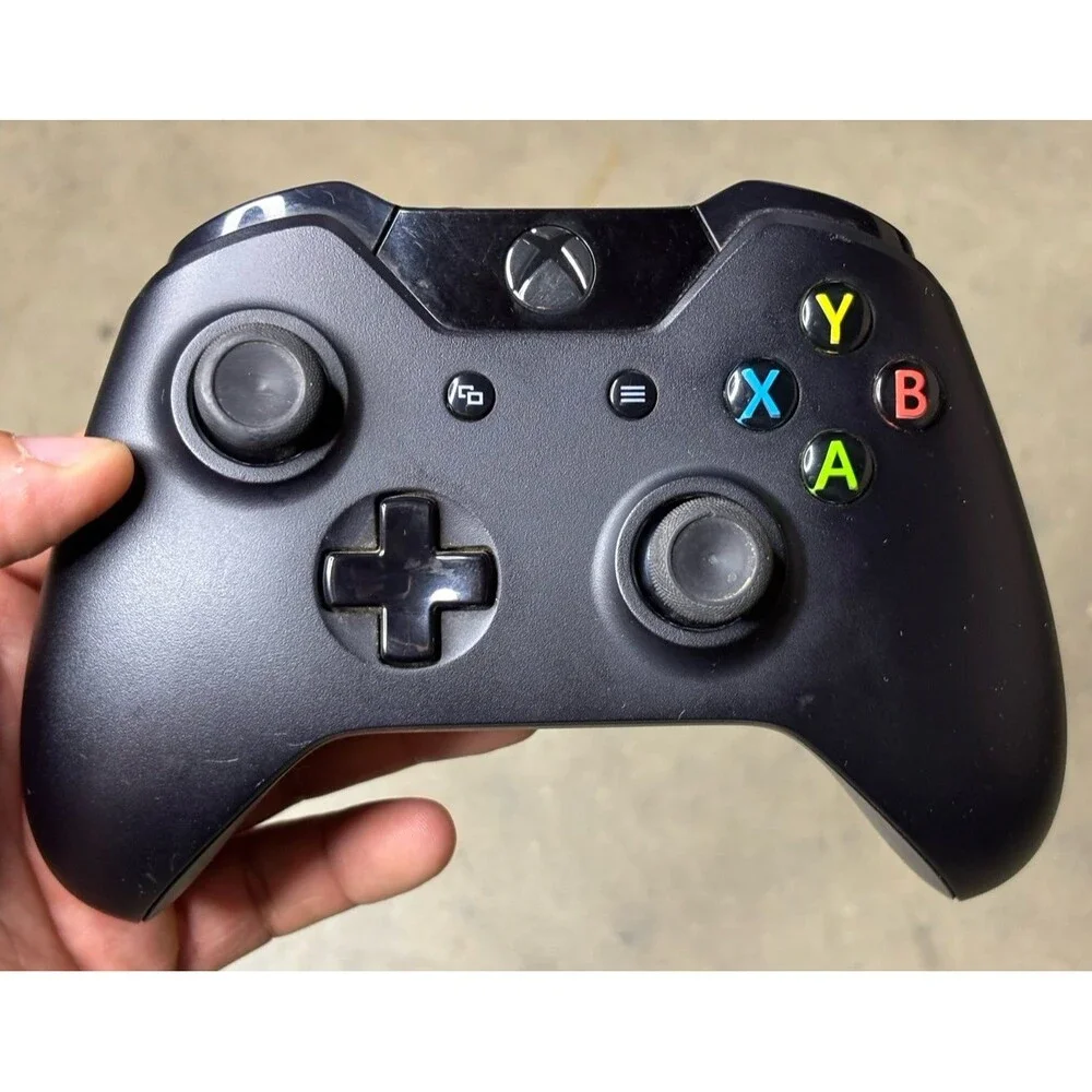 Microsoft Xbox One Controller Wireless Used Black 1537 Tested